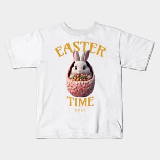 Cute Easter Bunny Design Kids T-Shirt